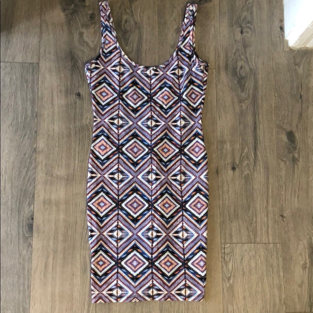 Form fitting mini dress